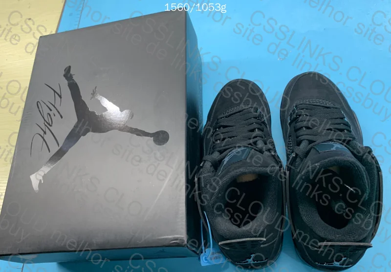 AJ4 Black Baratin 5