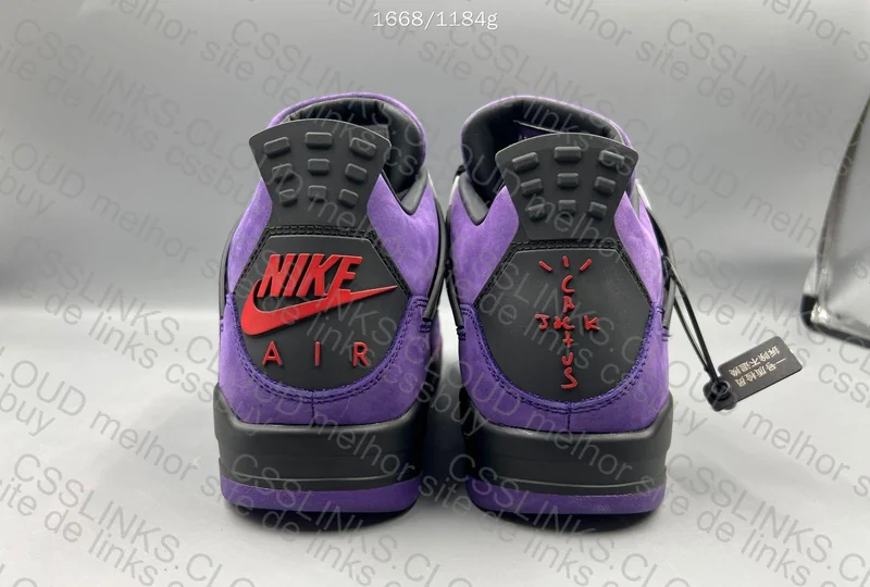 AJ4 x TS Purple Suede 3