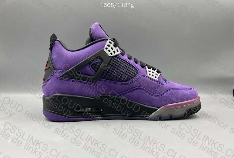 AJ4 x TS Purple Suede 6