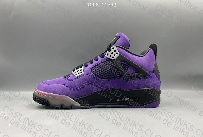 AJ4 x TS Purple Suede 7