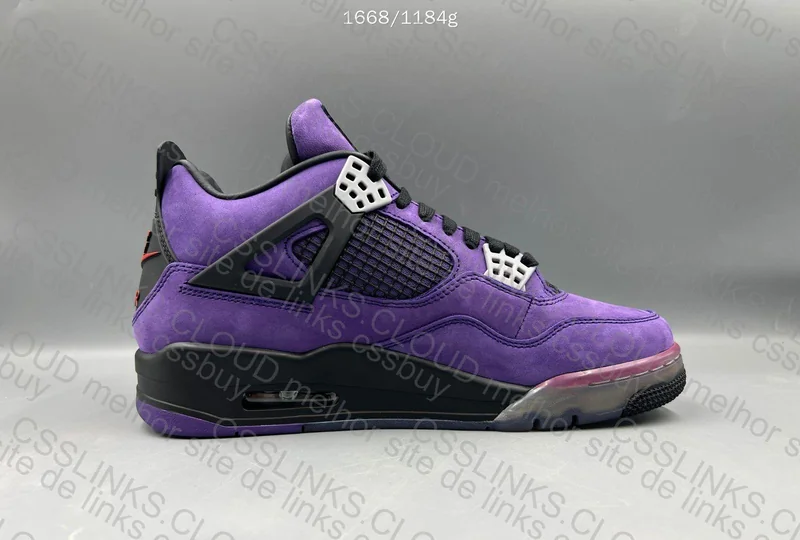 AJ4 x TS Purple Suede 8