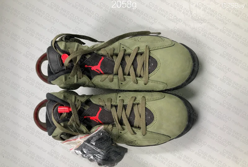 AJ6 Travis Scott 'Olive' 10