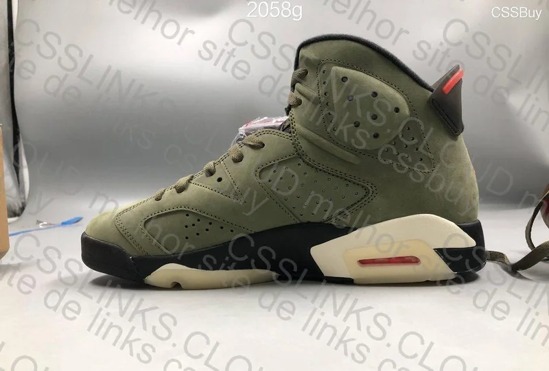 AJ6 Travis Scott 'Olive' 11