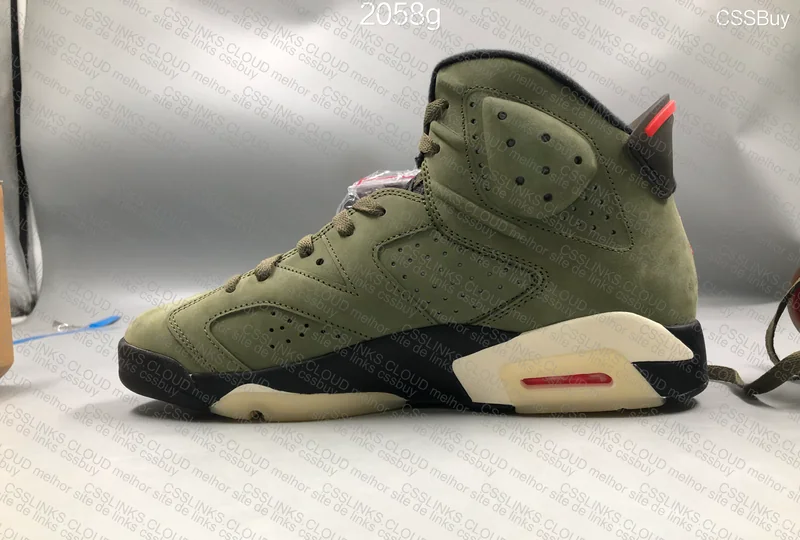 AJ6 Travis Scott 'Olive' 2