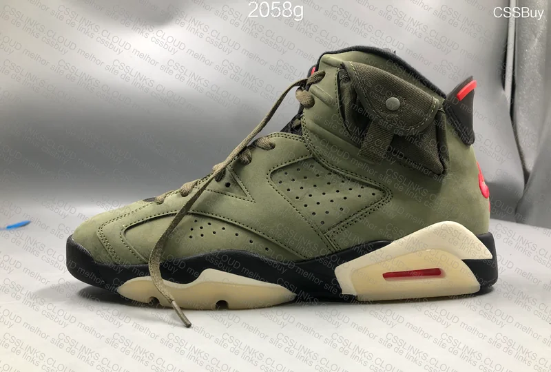 AJ6 Travis Scott 'Olive' 4