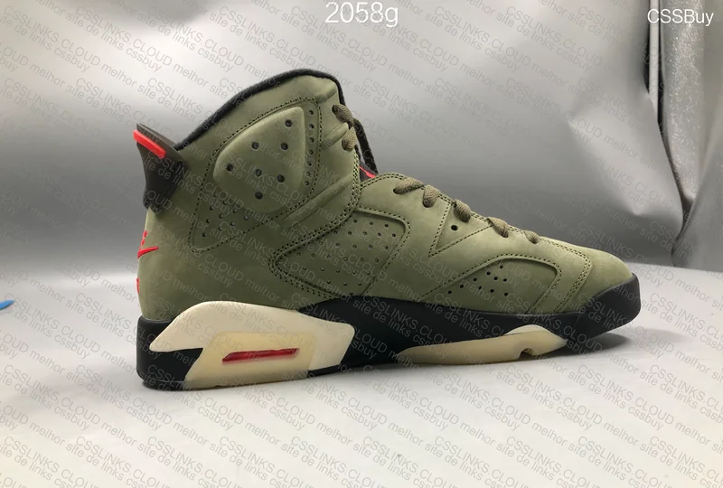 AJ6 Travis Scott 'Olive' 5