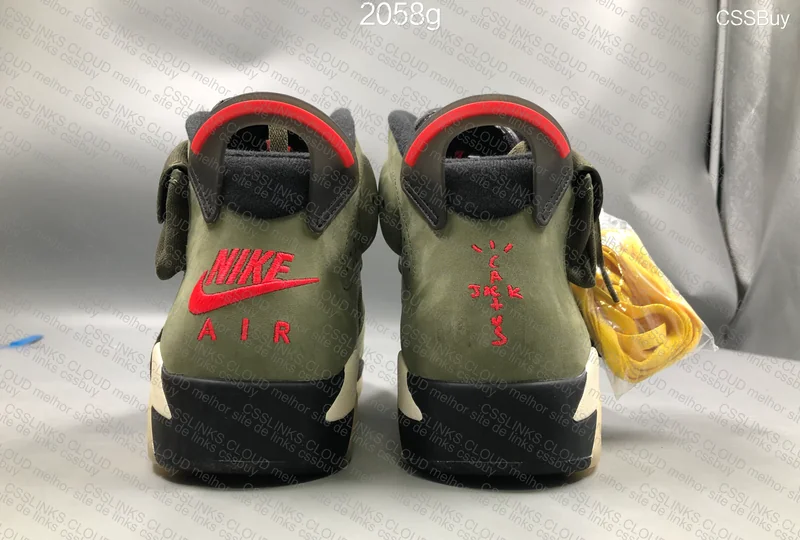 AJ6 Travis Scott 'Olive' 7