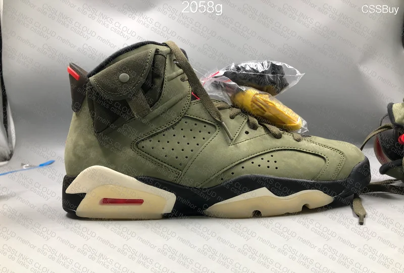 AJ6 Travis Scott 'Olive' 8