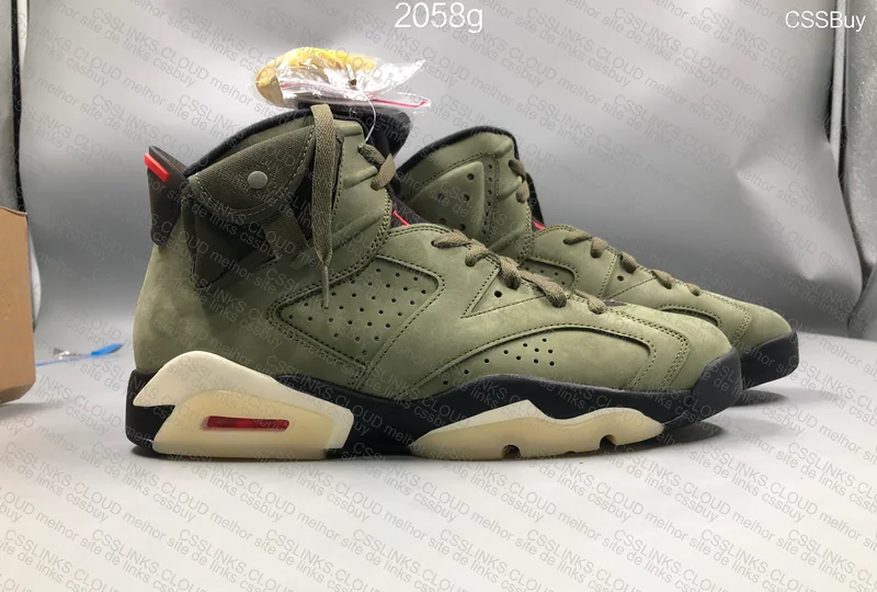 AJ6 Travis Scott 'Olive' 9