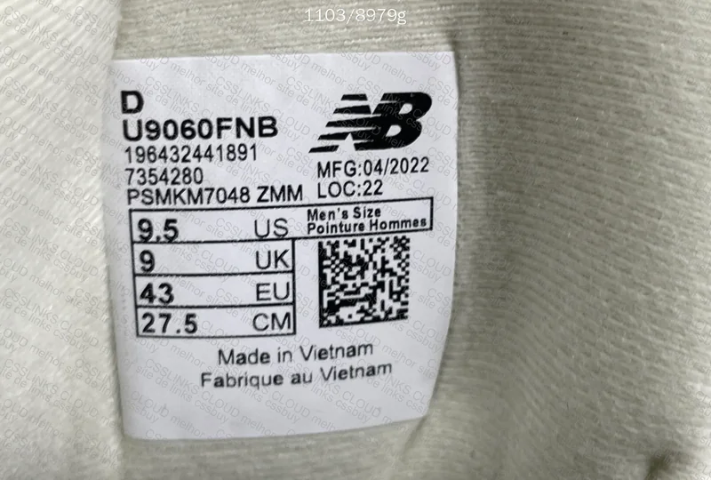 AJUDA AI RAPA - NB 9060 COD - U9060FNB 7