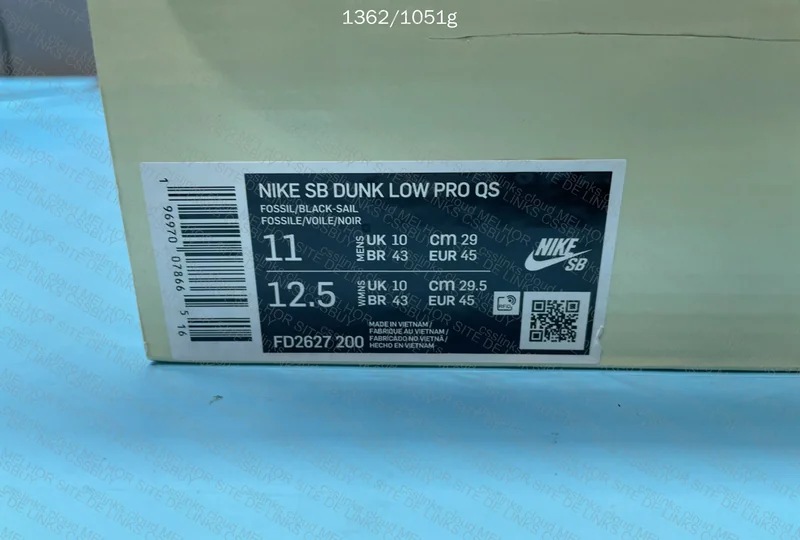 Albino & Preto x Nike SB Dunk Low Pearl White M Batch 10