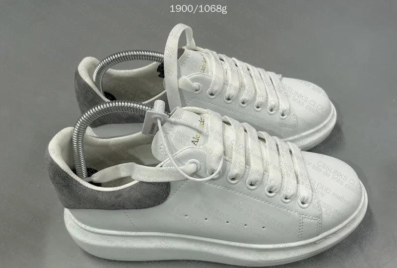 Alexander McQueen Gray Suede