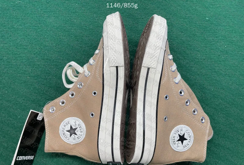 Beige High-Top All Star 3