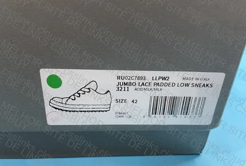 ANDYMADE RICK OWENS JUMBO LACE PADDED RAMONES GREEN 2