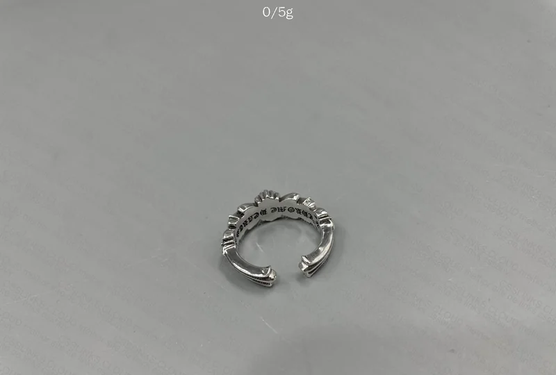 Silver Rings Chrome Hearts 2