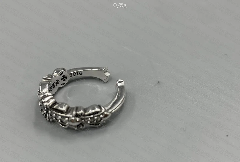 Silver Rings Chrome Hearts 4