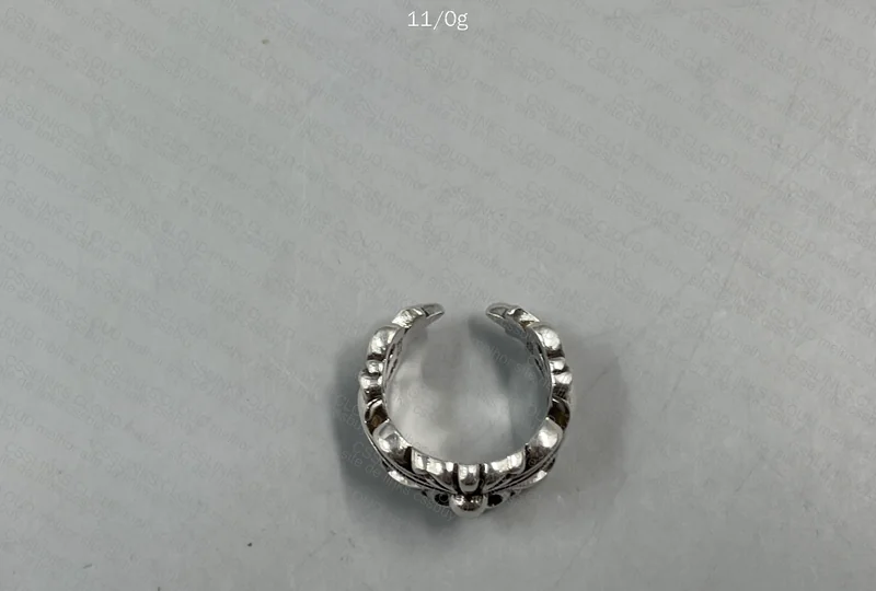 Chrome Hearts Double Floral Cross Ring