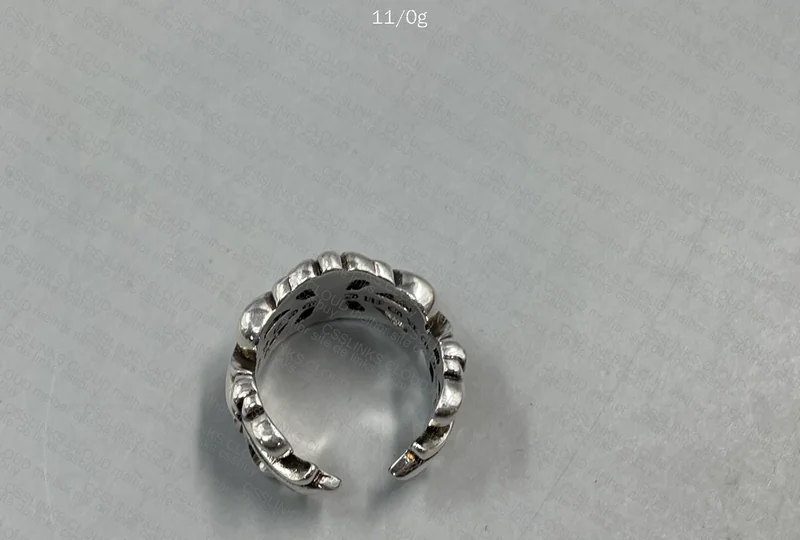 Chrome Hearts Double Floral Cross Ring 3