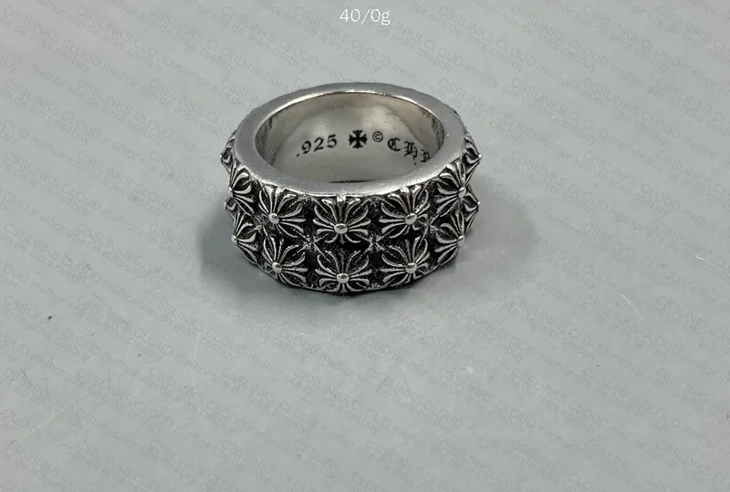 Chrome Hearts Pete Punk Double Band Ring 2