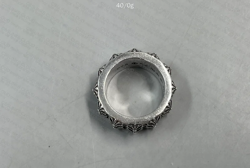 Chrome Hearts Pete Punk Double Band Ring 3