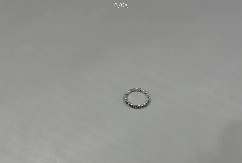 Pandora Band of Hearts Silver Ring