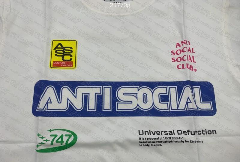 ANTI SOCIAL SOCIAL CLUB T-SHIRT ASSC 3