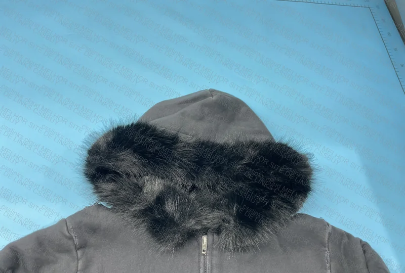 APEX MADE BALENCIAGA FUR ZIP UP 2