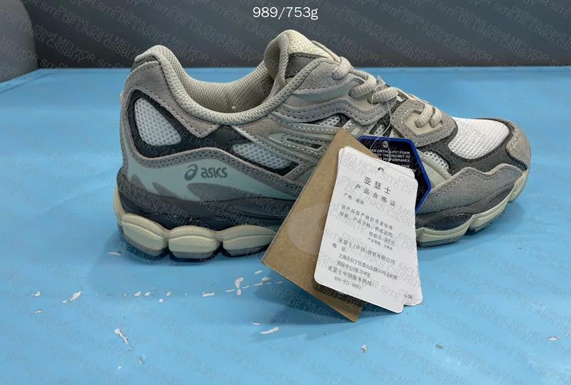 Asics Gel NYC Cream Oyster Grey 6