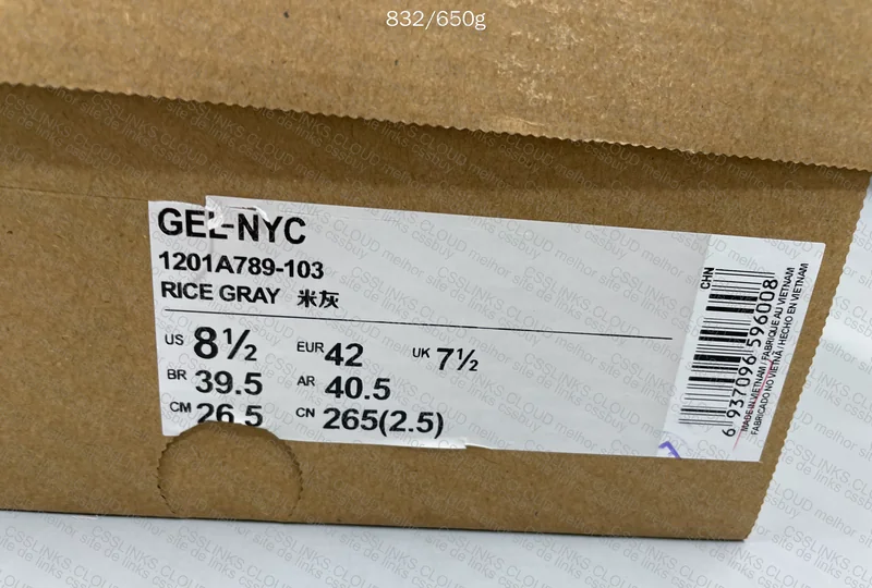 Asics Gel NYC Grey OVO