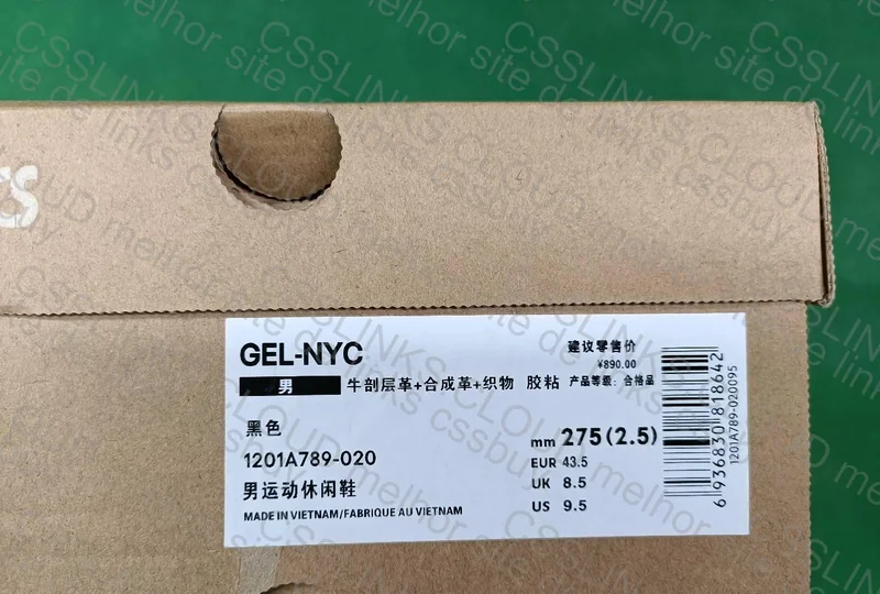 Asics Gel NYC Black 4
