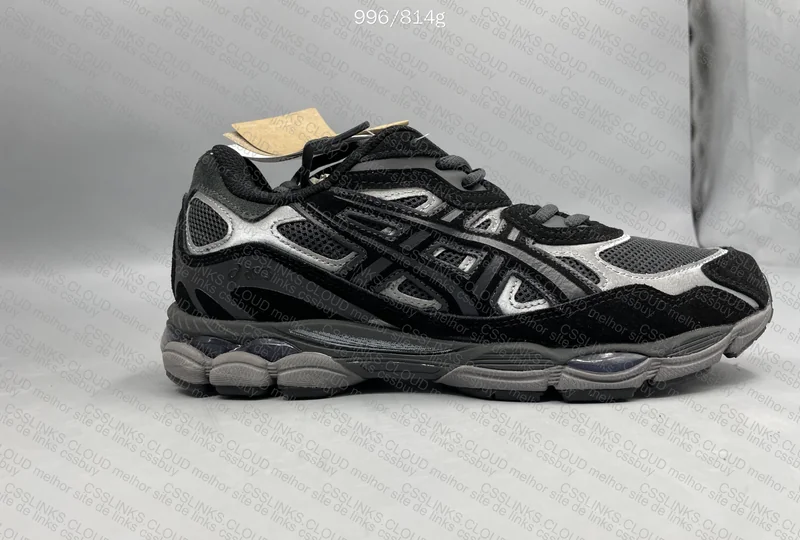 Asics Gel-NYC Black with Gray 5