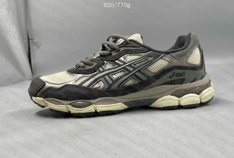 Asics NYC Cream and Gray 7