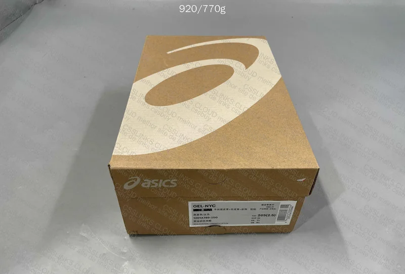 Asics NYC Cream and Gray 8