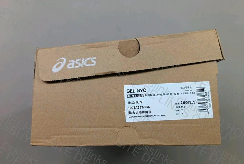 Asics NYC rosinha 4