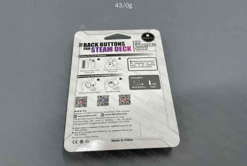 Back Buttons Steam Deck - Skull & Co. 3