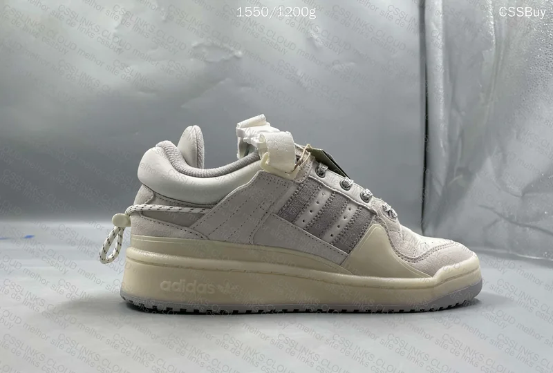 Bad Bunny x Adidas Forum Buckle Low White 2