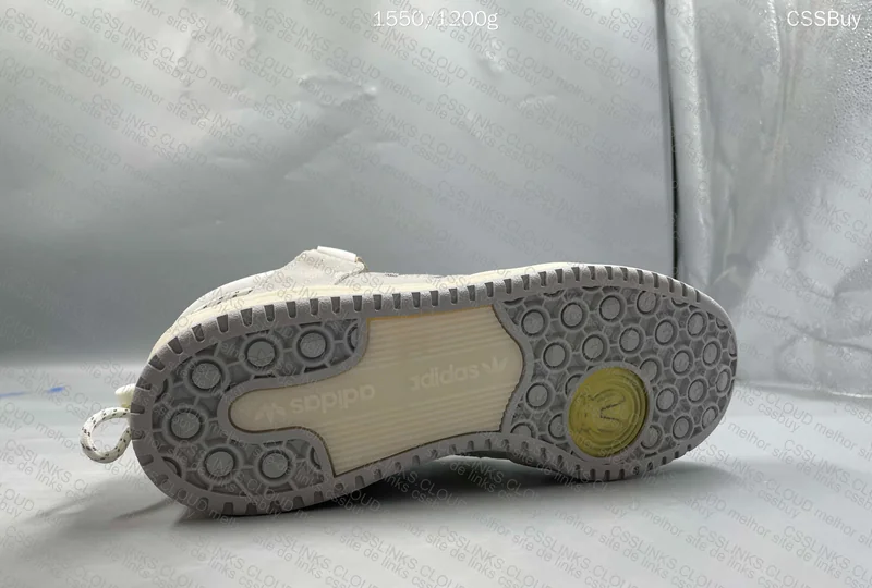 Bad Bunny x Adidas Forum Buckle Low White 3