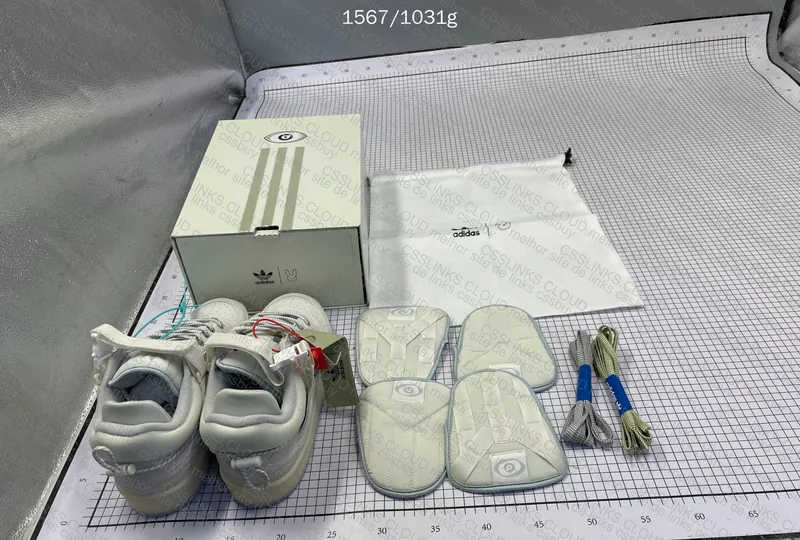 Bad Bunny x adidas Forum Buckle Low White 10