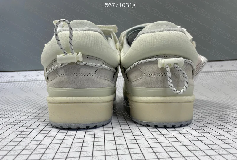 Bad Bunny x adidas Forum Buckle Low White 3