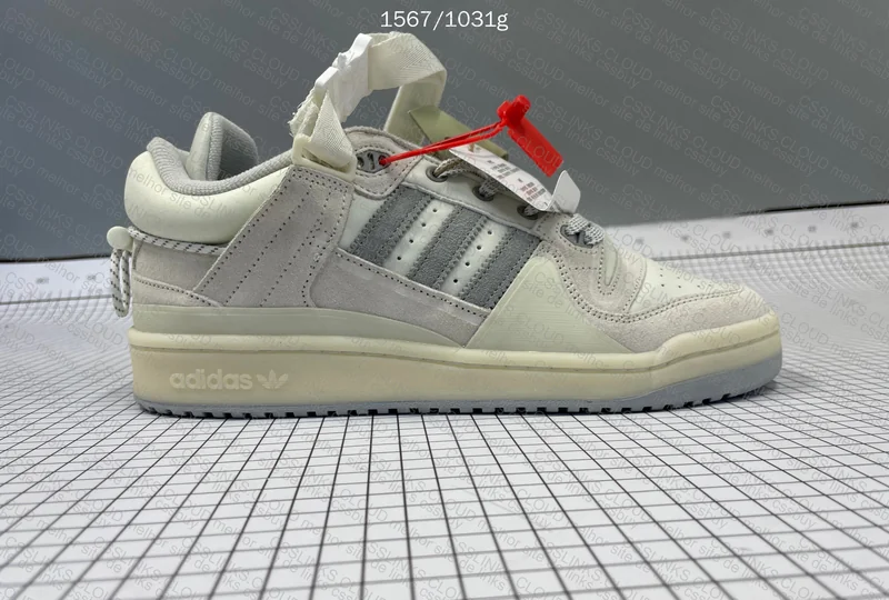 Bad Bunny x adidas Forum Buckle Low White 4