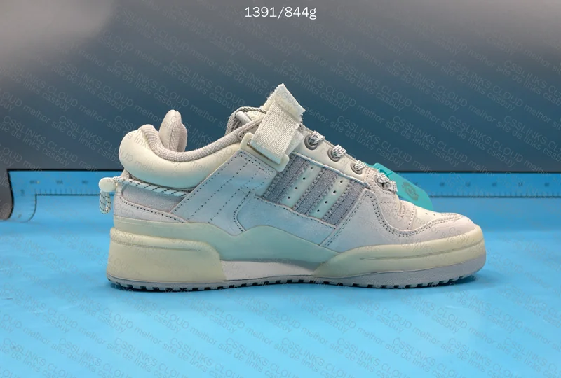 Bad Bunny x Adidas Forum Buckle Low White 2