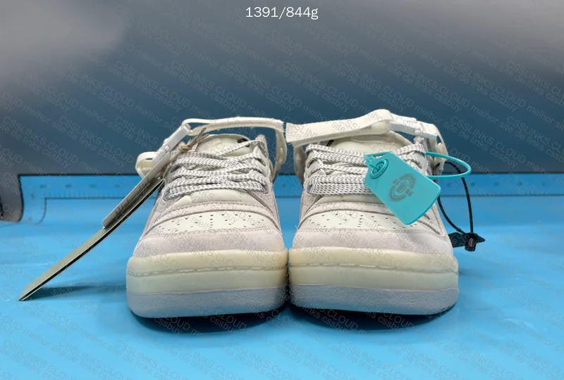Bad Bunny x Adidas Forum Buckle Low White 3