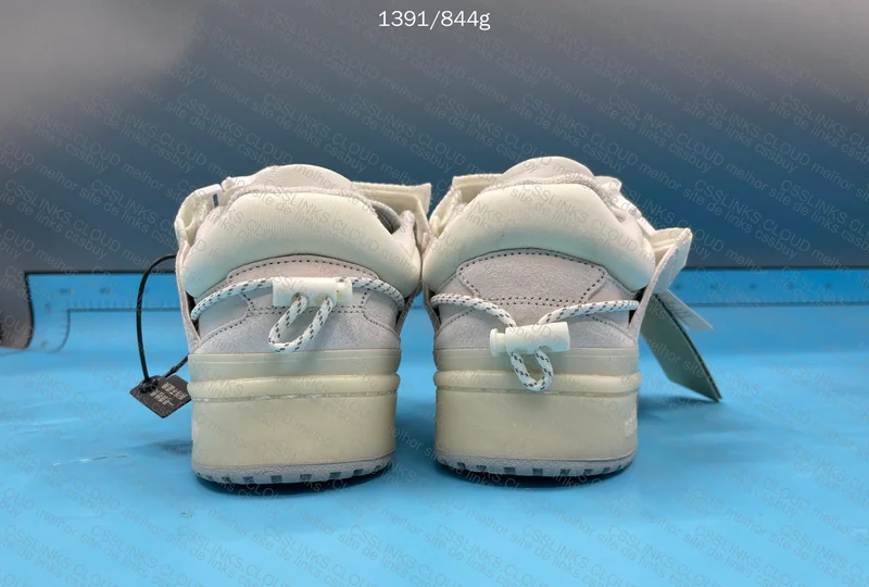 Bad Bunny x Adidas Forum Buckle Low White 5