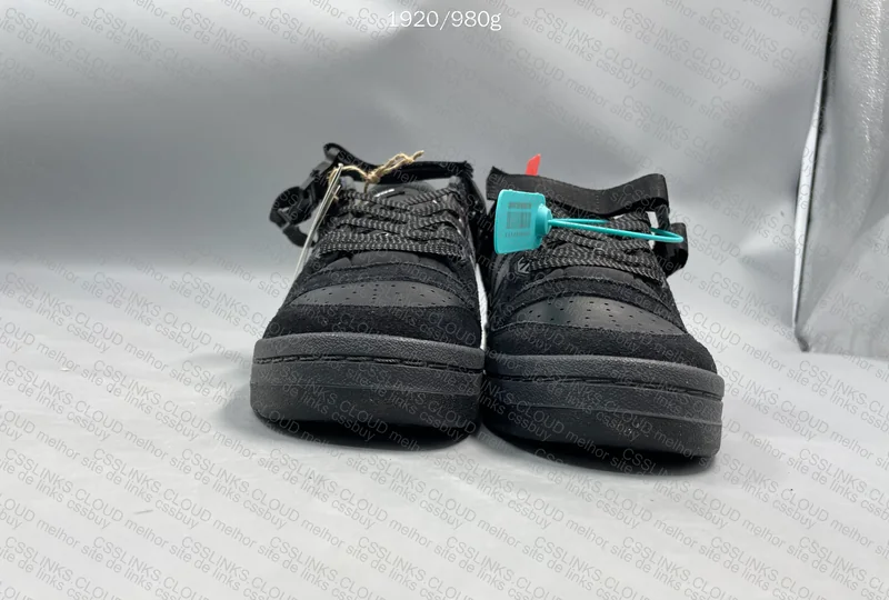 bad bunny x adidas forum low black 3