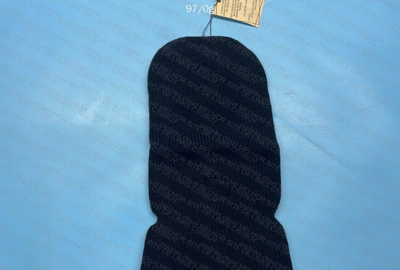 Corteiz Balaclava Red and Black 2