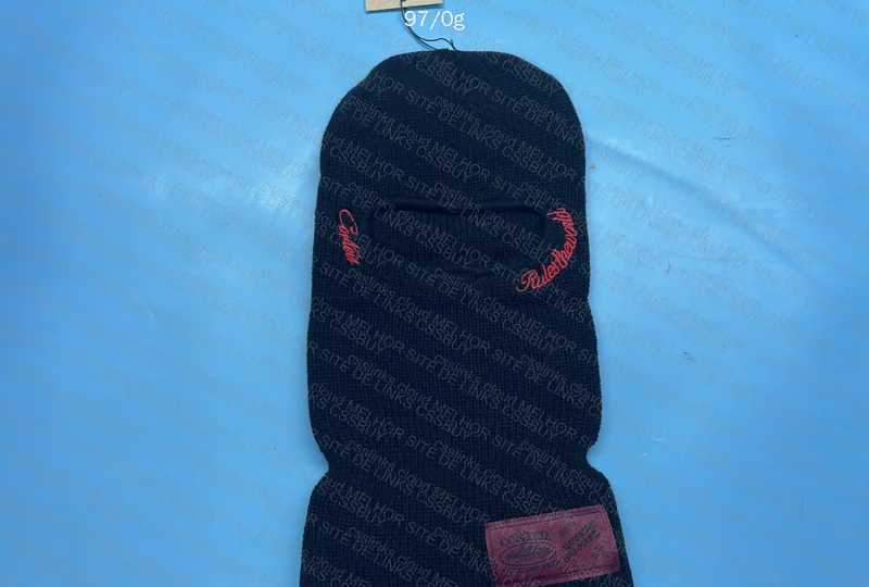 Corteiz Balaclava Red and Black 3