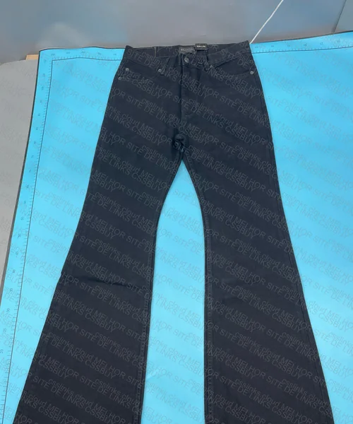 Balenciaga 24SS Flared Jeans In Black 6