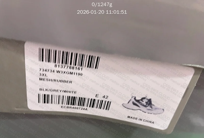 Balenciaga 3xl Gradient Black/grey/white 7