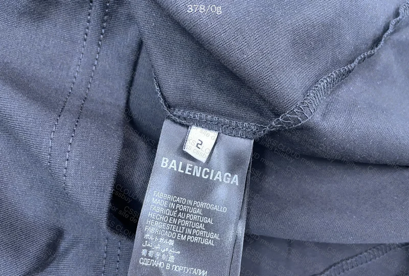 Balenciaga Adidas T-Shirt (with Measurements) 4