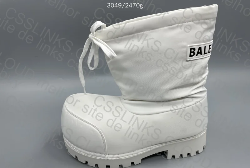 BALENCIAGA → [ ALASKA WHITE ASS BOOTS ] 5